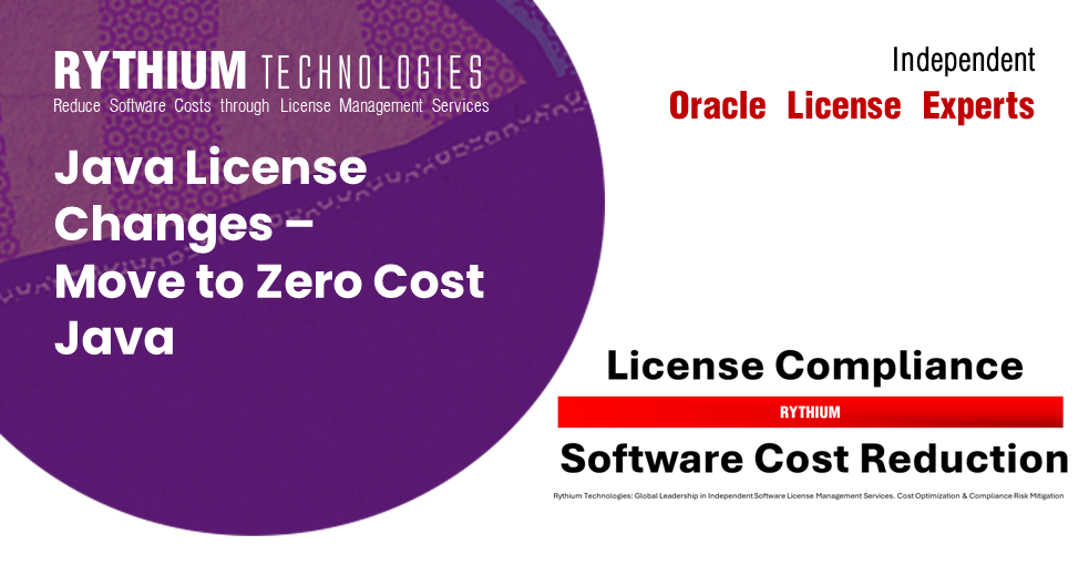 Java License Changes - Move to Zero Cost Java